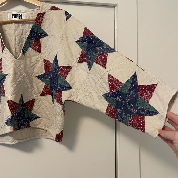 Handmade Quilted Sweatshirt - Picture 2 of 4